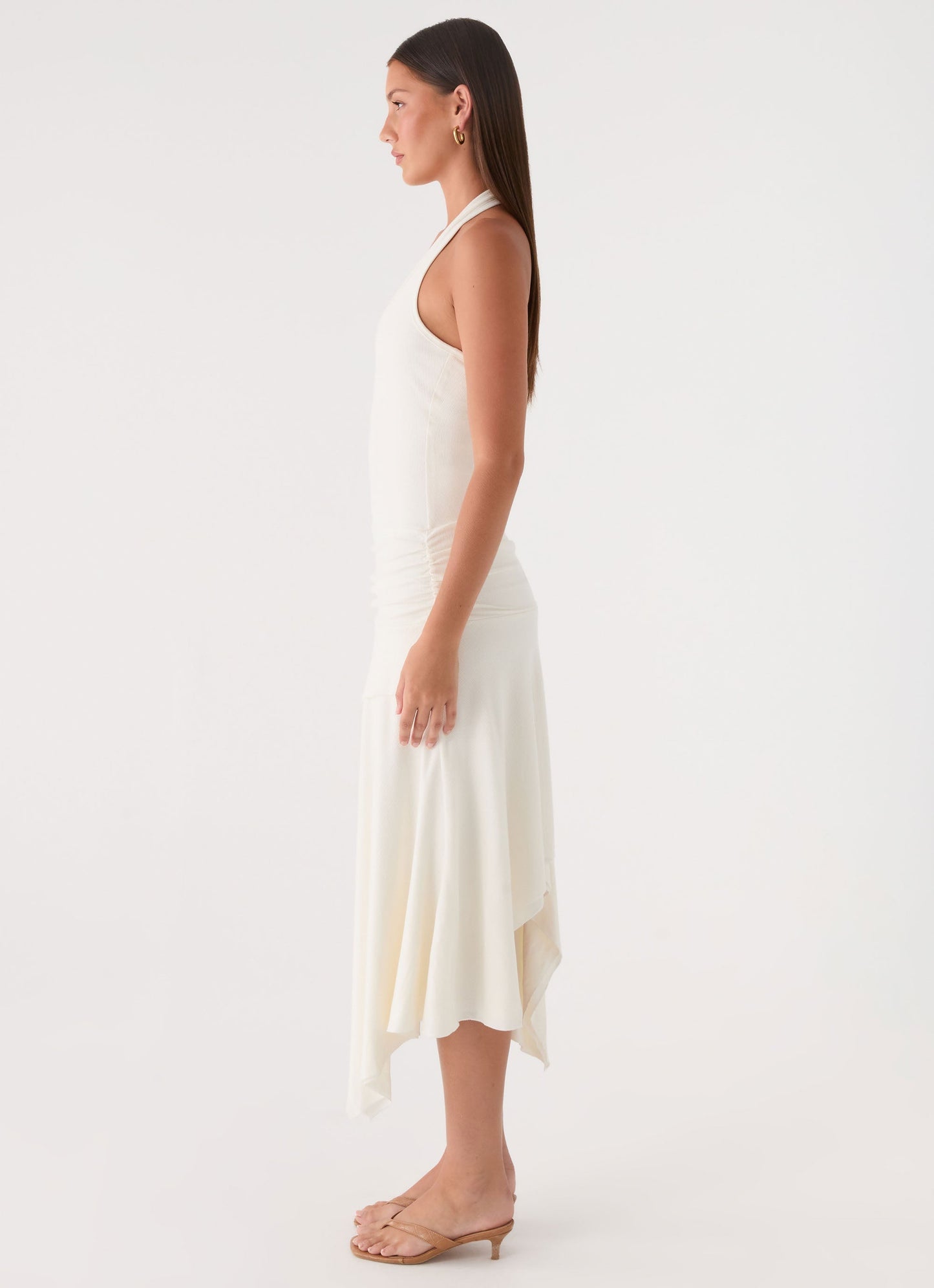 Alise Midi Dress - White