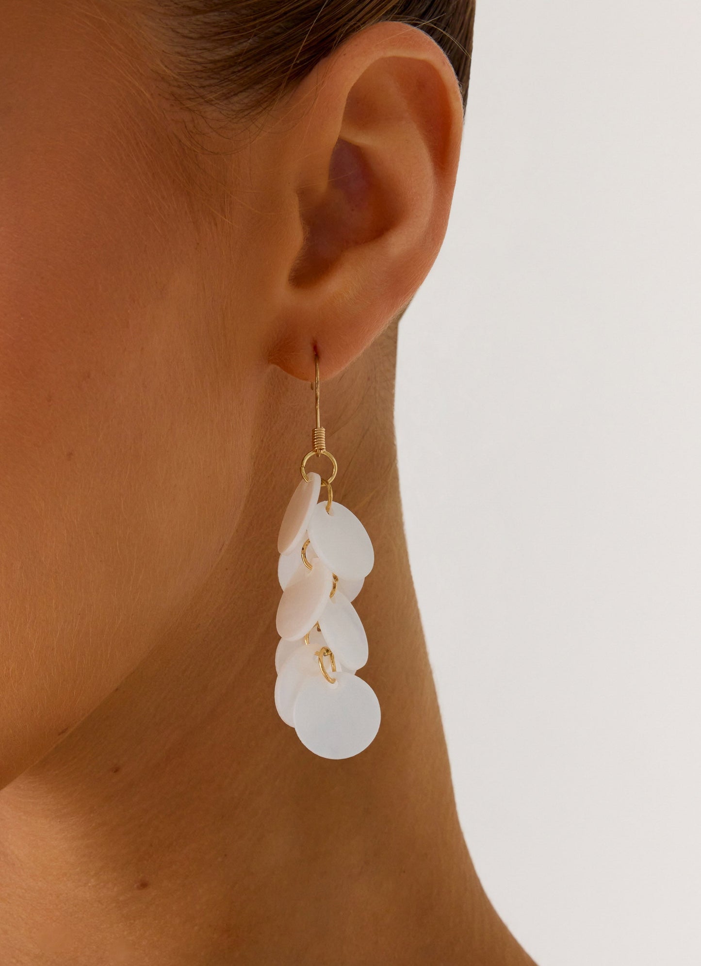 Cascade Earrings - Ivory