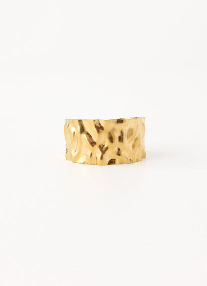 Daisy Drift Bangle - Gold